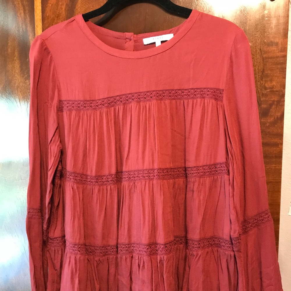 Flowy Maroon Top From Ro & De